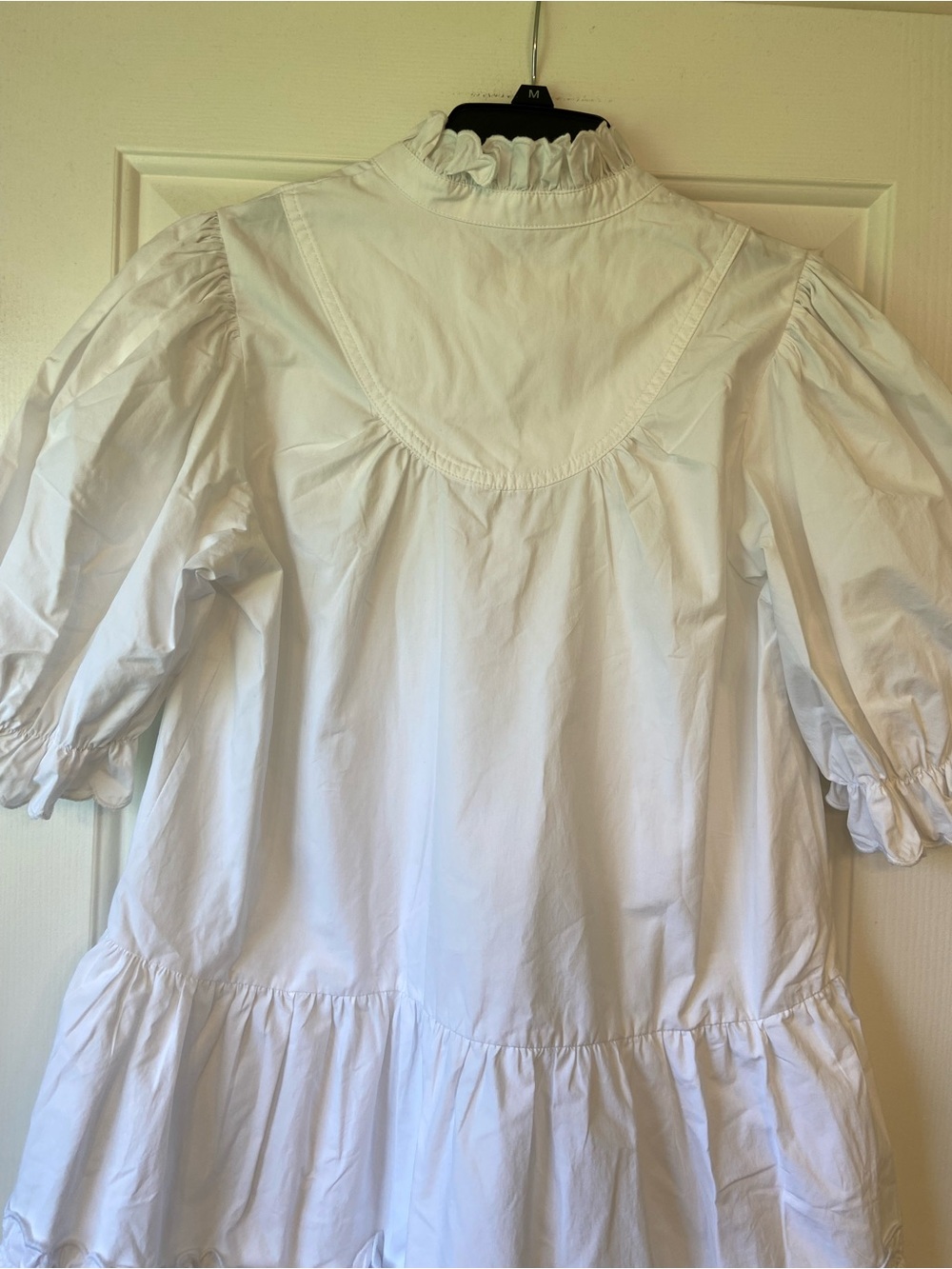 Tuckernuck Pomander Place White Selena Mini Dress Medium - Picture 12 of 13